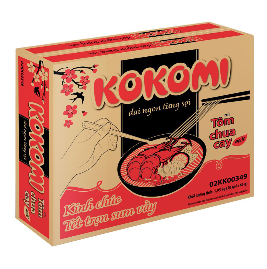 Kokomi ramen sour shrimp 65g x 30pcs