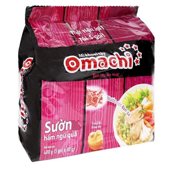 Omachi ramen iga babi - 5 bungkus