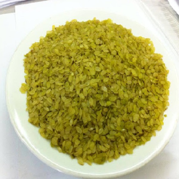 Dried green rice