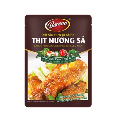 Xốt gia vị thịt nướng sả Barona 80g