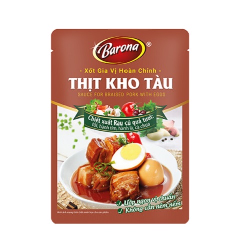 Xốt Gia Vị Thịt Kho Tàu Barona 80g