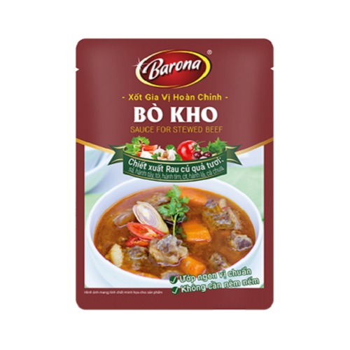 Xốt Gia Vị Bò Kho Barona 80g