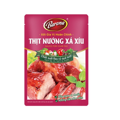 Xốt gia vị Xá xíu Barona 80g